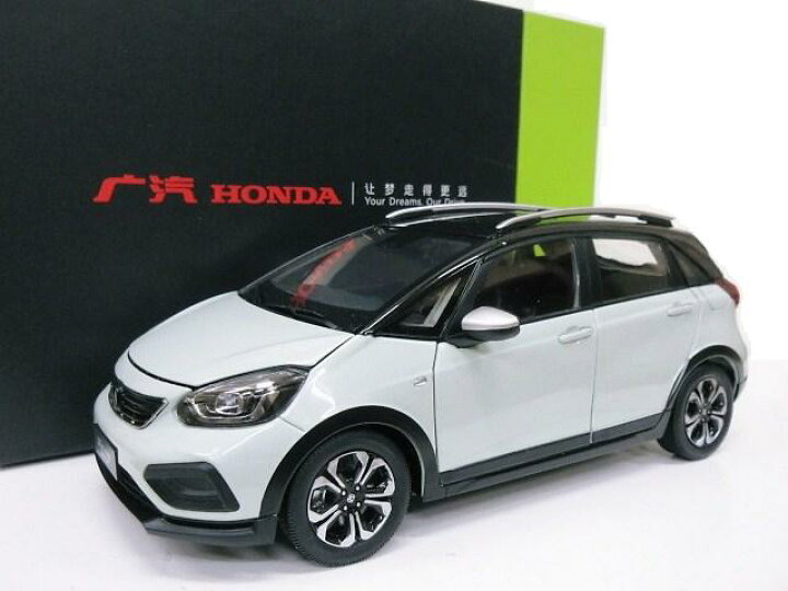 楽天市場 Honda特注 1 18 ホンダ フィット クロスター ライトブルー Kitago Base ミニカーショップ