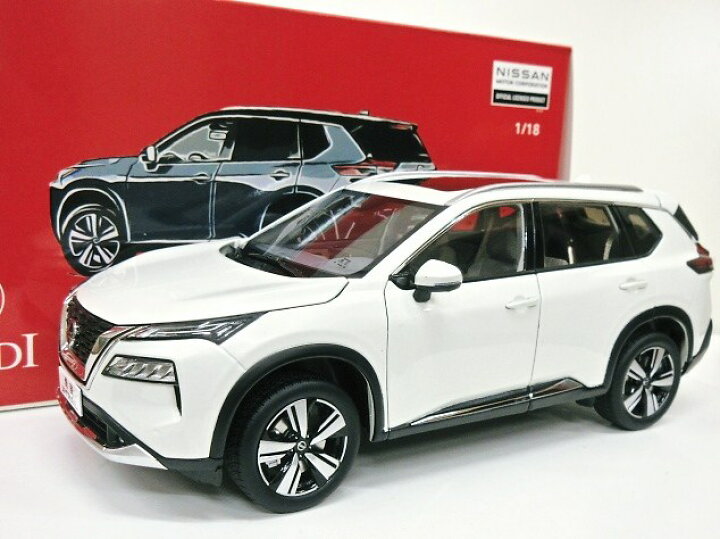 楽天市場】NISSAN 特注 1/18 日産 エクストレイル (ホワイト) 2022 