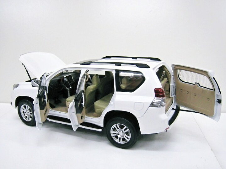 楽天市場】TOYOTA特注 1/18 トヨタ ランドクルーザー プラド (ホワイト 