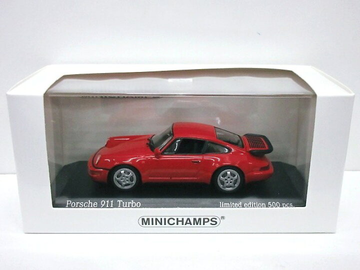 楽天市場】☆New☆欧州限定 1/43 ポルシェ 911 ターボ (レッド) 1990 