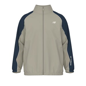 j[oX New Balance WPbg Brushed Tricot Lined Woven Track Jacket NB AMJ53171 SHY 2025FW