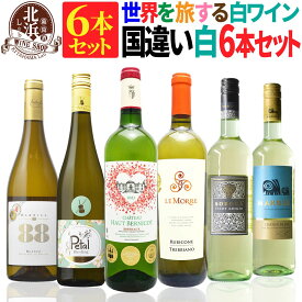 白ワインセット 【 送料無料 】 世界の白ワイン 国違い 6本セット 第11弾 【4,840円OFF】 | ワインセット フランス イタリア チリ 南アフリカ モルドバ オーストラリア ギフト おしゃれ お祝い クリスマス 年末年始 【熨斗・のし対応 無料】