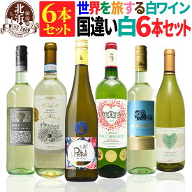 白ワインセット 【 送料無料 】 世界の白ワイン 国違い 6カ国 6本セット 第10弾 【2,925円OFF】| 白ワイン フランス イタリア スペイン ドイツ アメリカ チリ モルドバ 南アフリカ プレゼント おしゃれ お祝い クリスマス 年末年始 【熨斗・のし対応 無料】