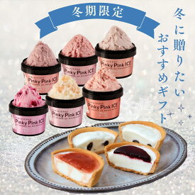【冬の北海道スイーツギフト】PINKY PINK ICE 6種6個＋タルトアイス4種4個 10個セット カラフルジェラート＆タルトアイス 贈り物・お土産・お祝い・詰め合わせ・スイーツセット 【送料無料】