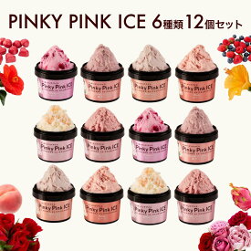 北海道 ギフト アイスクリーム PINKY PINK ICE 6種 12個セット ジェラート スイーツ 人気 詰め合わせ セット お土産 御祝い【送料無料】