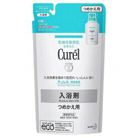 【クーポン利用で最大150円OFF】【即納】【国内正規品】KAO 花王 Curel キュレル 潤浸保湿 入浴剤 つめかえ用 （360ml）【医薬部外品】【4901301281364】