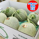 夕張メロン 送料無料 夕張メロン 8kg　6玉入 1箱(1ケース) 北海道 夕張 メロン 良品 夕張メロン 夕張農協共撰 メロン ゆうばりめろん 送料無料 果物 フルーツ くだもの メロン