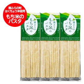 北海道 富良野 (南ふらの) 米粉 パスタ麺 送料無料 米パスタ 乾麺 ふらの 米パスタ スパゲティ 麺 みなみふらの もち米 はくちょうもち 米 1袋×3袋 スパゲッティ麺