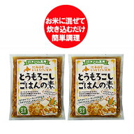 炊き込みご飯の素 送料無料 とうもろこし 炊き込みごはんの素 北海道 とうもろこし 2合 1袋×2 北海道産 …