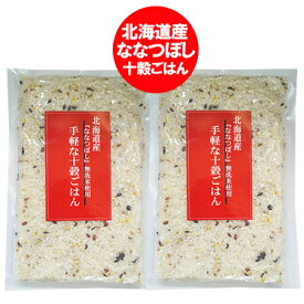 北海道 雑穀米 送料無料 十穀米 北海道産米 ななつぼし 無洗米 使用 十穀ごはん 1袋×2個 米 雑穀 ブレンド じゅっこくまい ざっこくまい ざっこく米