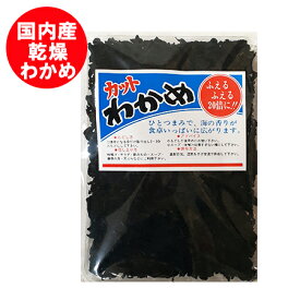海藻 国産 わかめ 乾燥 送料無料 カット わかめ 1袋 水産加工品 海藻類 わかめ / ワカメ 味噌汁 サラダ 酢の物 スープ に最適