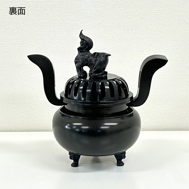 楽天市場】【SALE品】中口獅子掛 香炉 5寸 黒色 寺院用仏具 : 木谷仏壇 