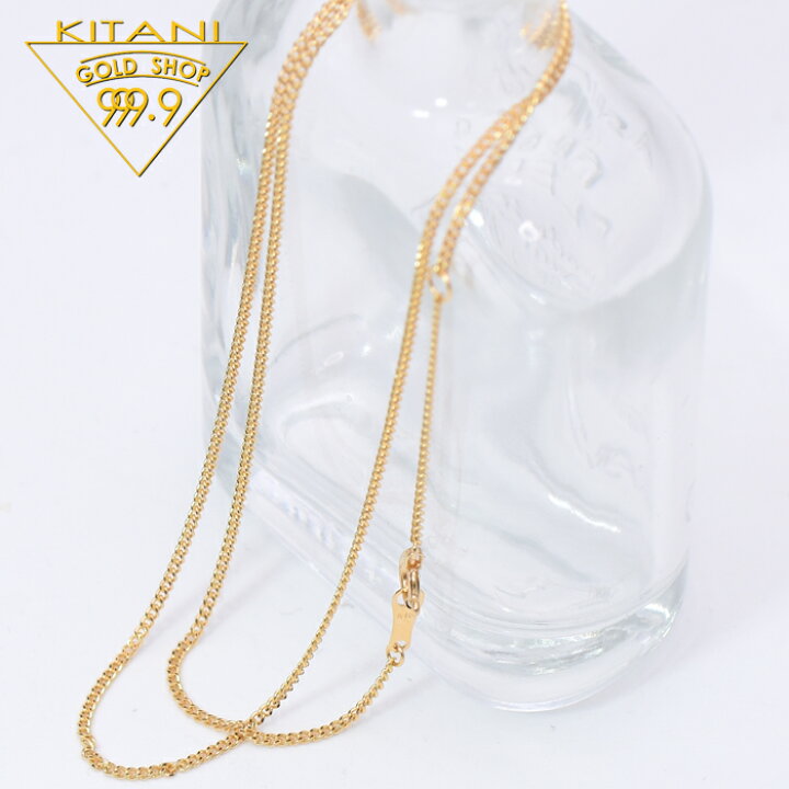 楽天市場】K18 ライト キヘイ ネックレス 幅1.0mm / 全長 40cm / 重量 