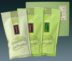【送料無料】【ギフト】宇治茶詰め合わせ(200g×3種)「玉露 嵐山」「煎茶 八十八夜」「熱湯茶」お茶 日本茶 煎茶 宇治茶 茶葉 敬老の日 プレゼント お返し 内祝い 誕生日 結婚内祝い 出産