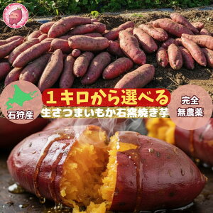 【石狩〜自然農場直送便】選べる 限定 プレミアム生さつまいもか、プレーン生サツマイモか お釜焼き芋 パック 石狩の野生栽培 自然栽培 さつまいも 訳あり さつまいも 冷凍 新!甘くて美