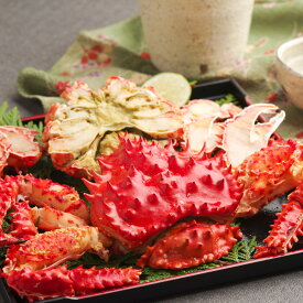 北海道産ゆで花咲がにカット2尾　送料無料　差し入れ　お取り寄せ　お中元　お歳暮　ギフト　贈答品