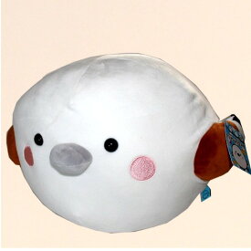 ＜送料込＞きながにシマエナガ 特大クッション 同梱可です北海道 お土産 ことり 小鳥 雑貨 グッズ ヌイグルミ 縫いぐるみ エナガ 野鳥 雪の妖精 お取り寄せ