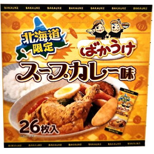 栗山米菓 北海道限定 ばかうけスープカレー味 26枚(1枚×26袋) 米菓 スナック おやつ お菓子 ギフト プレゼント 北海道 お土産 お取り寄せ