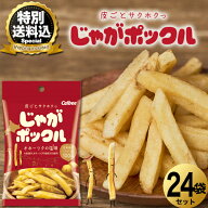 ＜特別送料込＞カルビー じゃがポックル【オホーツクの塩味】パーソナル（24袋） 同梱可です スナック お…