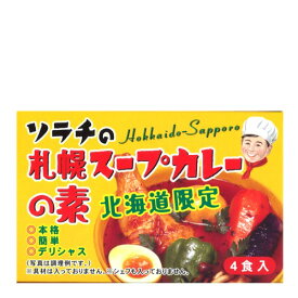 ソラチ北海道限定 札幌スープカレーの素 25g×4食入り北海道 本場 ご当地 お土産 カリー ギフトお取り寄せ