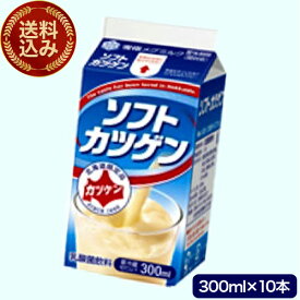＜送料込＞雪印メグミルク ソフトカツゲン【300ml×10本セット】発送まで1週間ほどご予定願いますがっちりマンデーで紹介 北海道 乳酸菌飲料 ご当地ドリンク