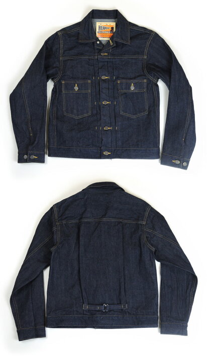 楽天市場】HEADLIGHT ヘッドライト Gジャン 13.75oz デニム カウボーイ 