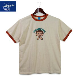 Good On グッドオン プリント リンガー Tシャツ “THANK YOU” OLSR1221P