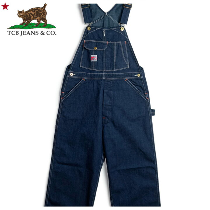 楽天市場】TCBジーンズ デニム オーバーオール “Wrecking Crew Pants 