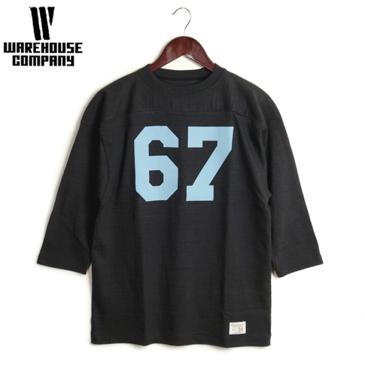 楽天市場】WAREHOUSE ウエアハウス 7分袖 フットボール Tシャツ “NO 