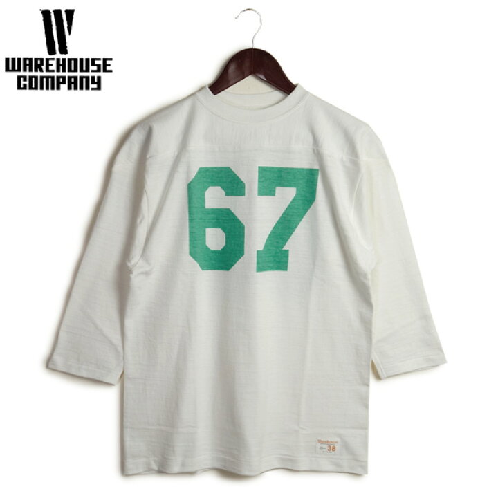 楽天市場】WAREHOUSE ウエアハウス 7分袖 フットボール Tシャツ “NO 