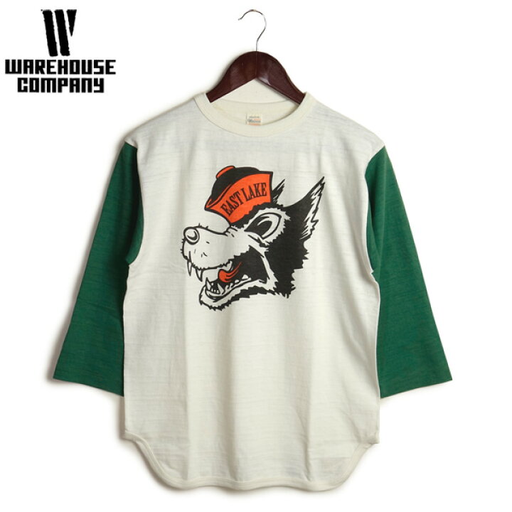 楽天市場】WAREHOUSE ウエアハウス 7分袖 ベースボール Tシャツ “EAST 