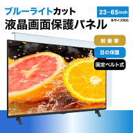 【時間限定10OFFCP付き+P5倍】ブルーライトカット 液晶テレビ保護パネル 2324～65インチ 2324～65型 固定…