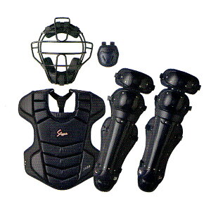 ★久保田スラッガー 一般軟式用キャッチャー防具4点セット NCM-20S CT-11 NCP-120G NCL-110G【送料無料/捕手】