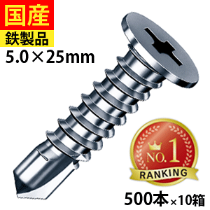 【25日限定 P2倍】 ドリルビス ノンヘッド NJ525 ヤマヒロ ビス ネジ 鉄板ビス ディスクヘッド ノンヘッド 平頭 板金 建物金具 金具 C型鋼 金属屋根 壁 鉄骨用 鋼板用 ジャックポイント 5×25 大箱