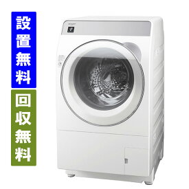 【関東/関西指定エリア　送料/標準設置/引取り無料】シャープ　ES-K11C-WL　ドラム式洗濯乾燥機　洗濯11kg/乾燥6kg　 左開き　クリスタルホワイト　大型洗濯機　SHARP