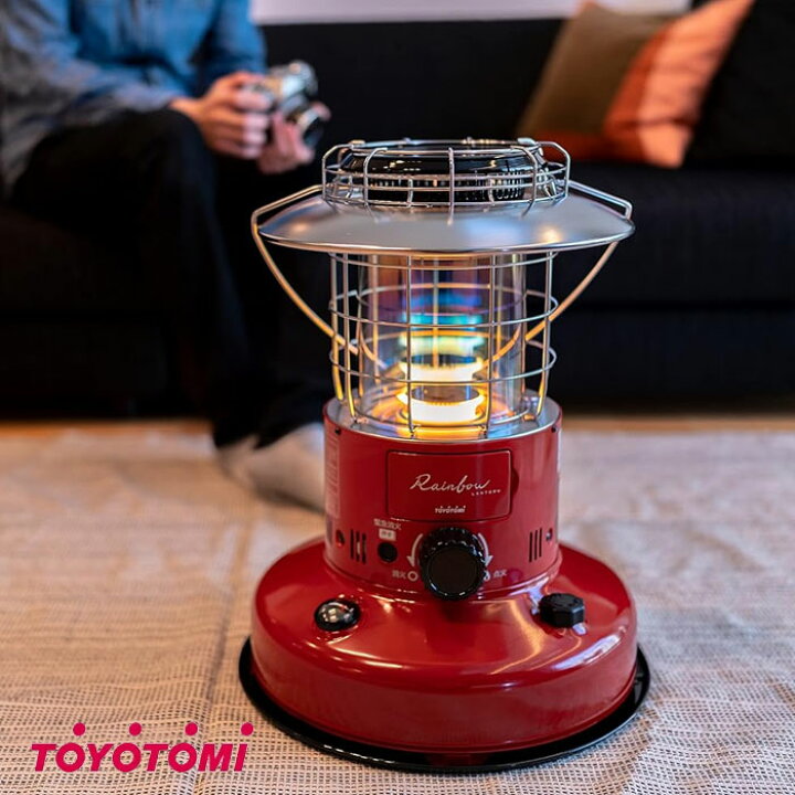 楽天市場】限定カラー トヨトミ 石油ストーブ 小型 レインボーストーブ  