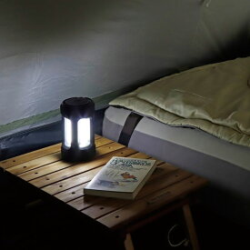 パール金属 COBランタンミニブラックUK-4063 ランタン ライト 照明 照明器具 アウトドア キャンプ LED 釣り バーベキュー BBQ シンプル