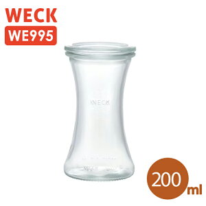 WECK EFbN fJebZ WE995 LjX^[ 200ml a STCY ۑe KXLjX^[ DELIKATESSEN KX KXe sAi