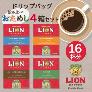 ߂ ݔ 16t CIR[q[ hbvobO 16 (4×4) LION COFFEE t[o[R[q[ oj}J_~A ojL `R[g}J_~A w[[ibc 