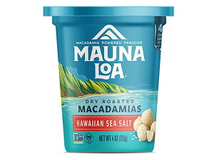 マウナロア ハワイアンシーソルト マカデミアナッツ カップ 113g【輸入食品】【アメリカ商品】