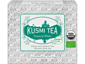 クスミティー 有機トロピカルホワイト 20TB(個包装なし)【輸入食品】