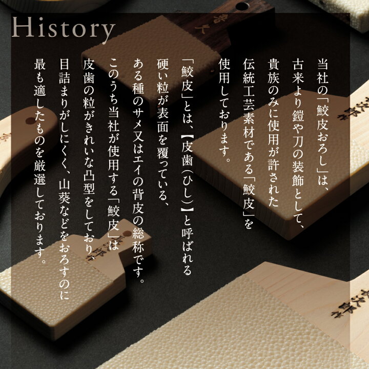 楽天市場】おろし器 鮫皮おろし 長次郎 シリーズ （ 小 / 中 / 大 