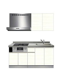 お得なセット商品！！システムキッチン+洗面化粧台 オリジナル スタンダードグレードSG 壁付I型 W1800mm （材のみ・施工含まず） システムキッチン 水栓付き レンジフード付き ガスコンロ付き 洗面化粧台 1面鏡 W600 LED灯仕様