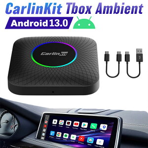 y{K㗝XzCarlinKit Tbox Ambient Android 13.0 2 nYt[ CX 128GB CarPlay Android AutoA_v^[ J[I[fBI AndroidVXe LCarPlayԗp 4G-LTE GPS J[v