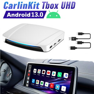 y{K㗝XzCarlinKit Tbox UHD Android 13.0 2 nYt[ CX 128GB CarPlay Android AutoA_v^[ J[I[fBI AndroidVXe LCarPlayԗp 4G-LTE GPS J[vC