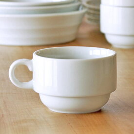 コーヒーカップ 白 スタッキングカップ小 スープカップ 陶器 業務用食器