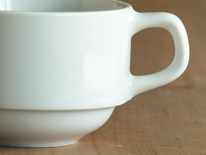 楽天市場】ベーシック スタッキングカップ 200ml 白 コーヒーカップ スープカップ 陶器 業務用食器 : みのさらら