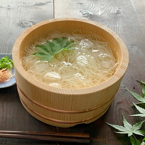 木製 椹うどん桶6寸 和食器 さわら サワラ 釜上げうどん 多用桶 ひやむぎ そうめん