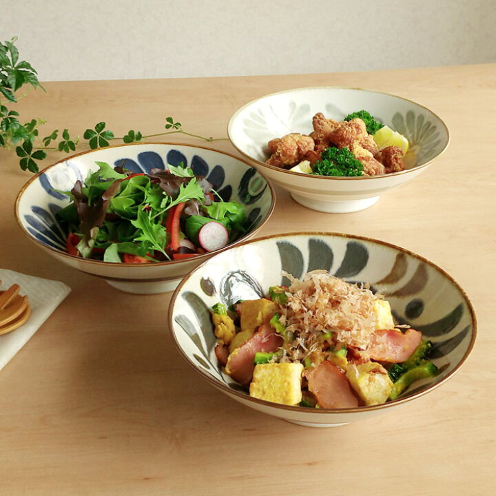 楽天市場】大鉢 おしゃれ 琉球デイゴ 煮物鉢 24.5cm 麺鉢 丸鉢 和食器 