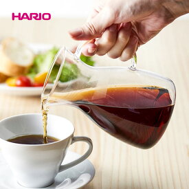 ハリオ 耐熱ガラス コーヒー デカンタ 400ml HCD-2T 取っ手付き 目盛り付き コーヒーサーバー ポット 熱湯対応 レンジ対応 HARIO 1杯から3杯